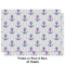 Monogram Anchor Wrapping Paper Sheet - Double Sided - Front