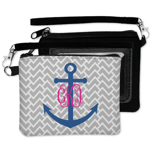 Monogram Anchor Wristlet ID Cases - MAIN