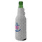 Monogram Anchor Zipper Bottle Cooler - ANGLE (bottle)