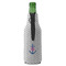 Monogram Anchor Zipper Bottle Cooler - BACK (bottle)