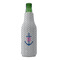 Monogram Anchor Zipper Bottle Cooler - FRONT (bottle)