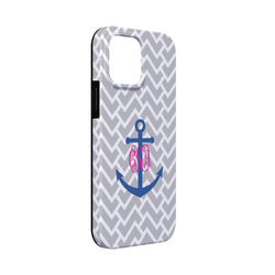 Monogram Anchor iPhone Case - Rubber Lined - iPhone 13 Mini
