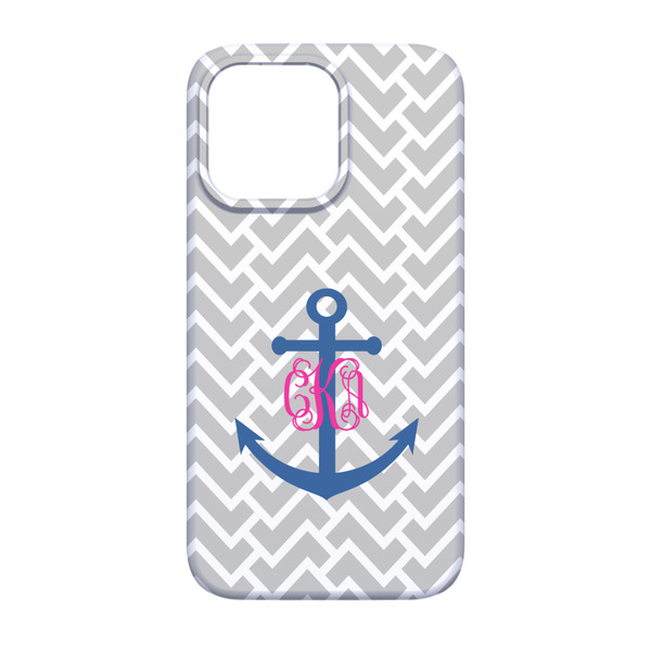 Monogram Anchor iPhone 13 Pro Case - Back