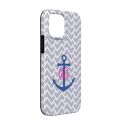 Monogram Anchor iPhone Case - Rubber Lined - iPhone 13