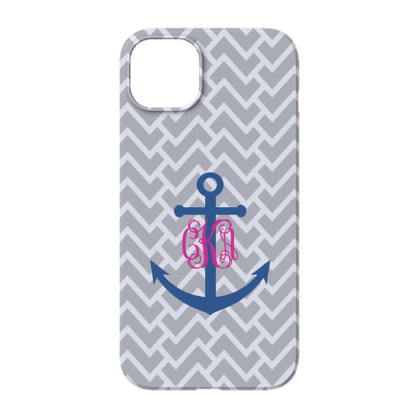 Monogram Anchor iPhone 14 Case - Back
