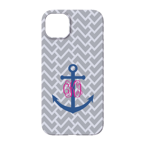 Monogram Anchor iPhone 14 Pro Case - Back