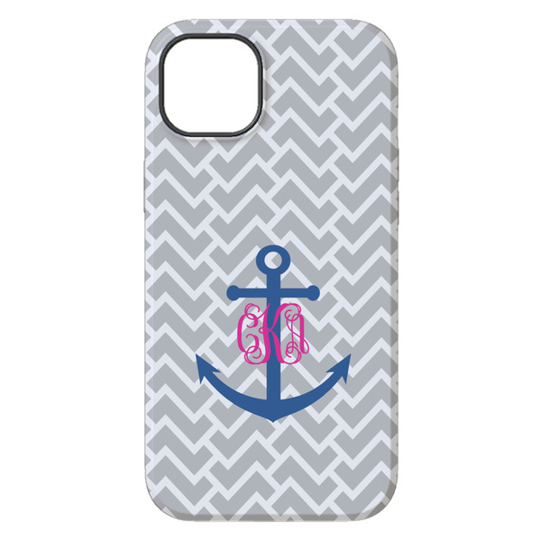Monogram Anchor iPhone 14 Pro Max Tough Case - Back