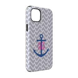 Monogram Anchor iPhone Case - Rubber Lined - iPhone 14