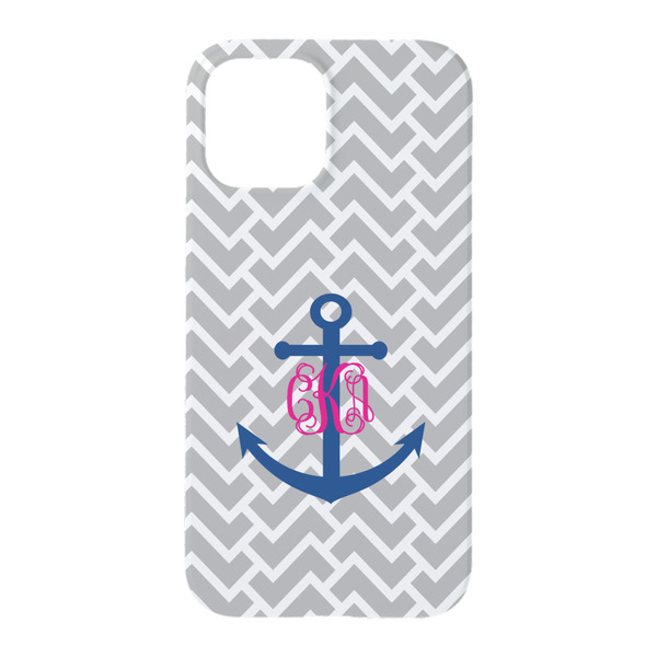 Monogram Anchor iPhone 15 Case - Back
