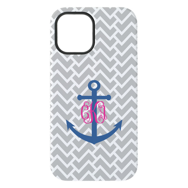 Monogram Anchor iPhone 15 Plus Tough Case - Back