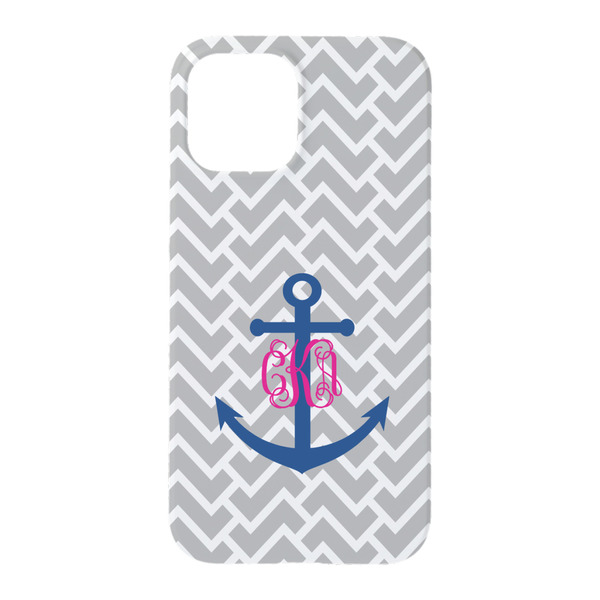 Monogram Anchor iPhone 15 Pro Case - Back