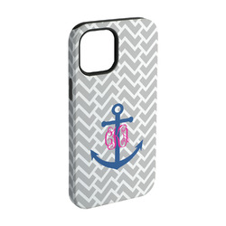 Monogram Anchor iPhone Case - Rubber Lined - iPhone 15 Pro