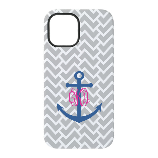 Monogram Anchor iPhone 15 Pro Tough Case - Back