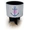Monogram Anchor Black Beach Spiker Drink Holder (Personalized)