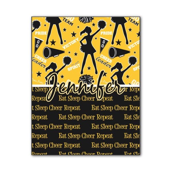Custom Cheer Wood Print - 11x14 (Personalized)