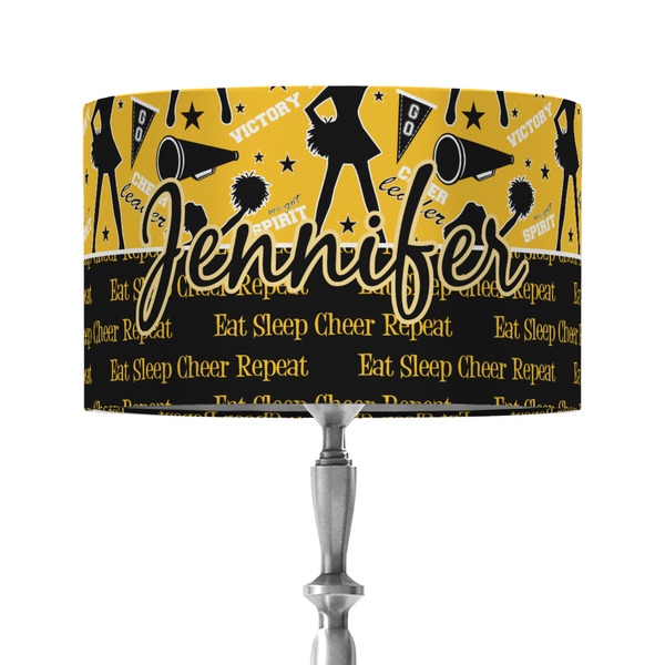 Custom Cheer 12" Drum Lamp Shade - Fabric (Personalized)