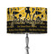 Cheer 12" Drum Lampshade - ON STAND (Fabric)