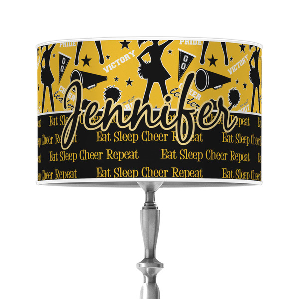Custom Cheer 12" Drum Lamp Shade - Poly-film (Personalized)