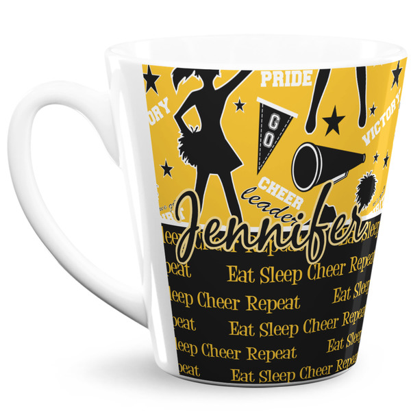 Custom Cheer 12 Oz Latte Mug (Personalized)