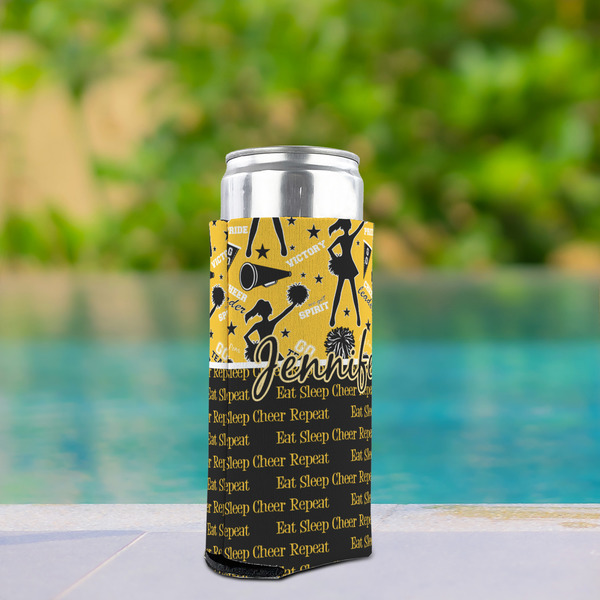 Cheer Can Cooler - Tall 12oz - In Context