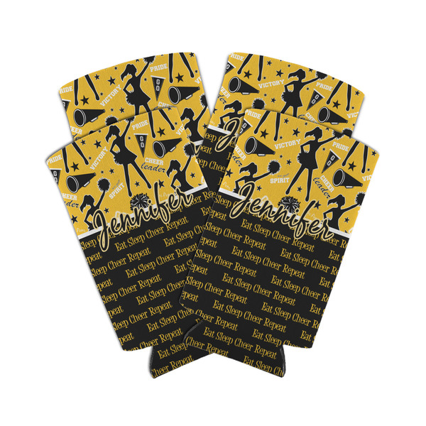 Custom Cheer Can Cooler (tall 12 oz) - Set of 4 (Personalized)