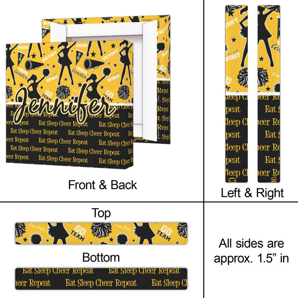 Cheer 12x12 - Canvas Print - Approval