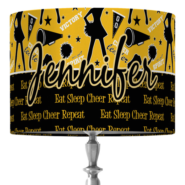 Custom Cheer 16" Drum Lamp Shade - Fabric (Personalized)