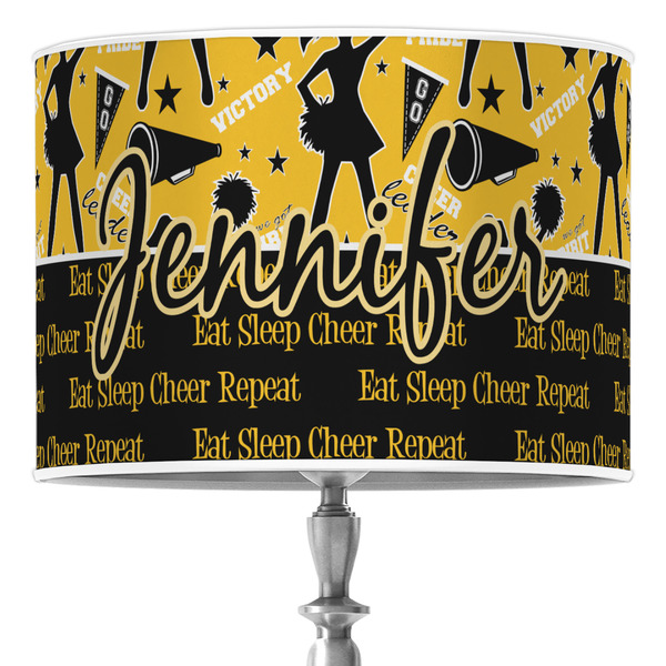 Custom Cheer 16" Drum Lamp Shade - Poly-film (Personalized)