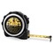 Cheer 16 Foot Black & Silver Tape Measures - Front