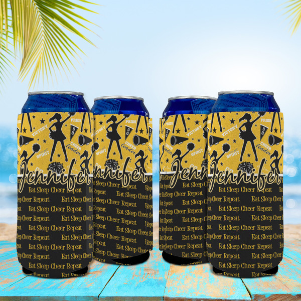 Cheer 16oz Can Sleeve - Set of 4 - LIFESTYLE