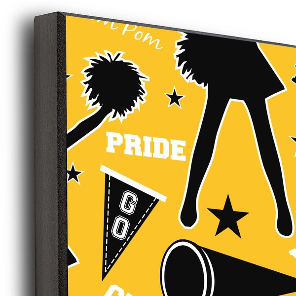 Cheer 16x20 Wood Print - Closeup