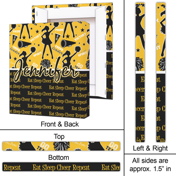 Cheer 20x24 - Canvas Print - Approval