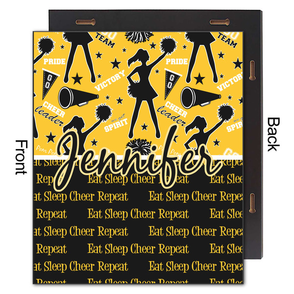 Cheer 20x24 Wood Print - Front & Back View