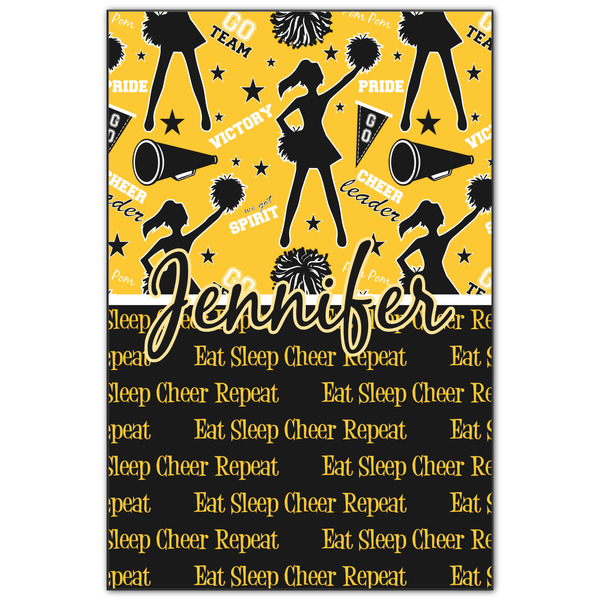 Custom Cheer Wood Print - 20x30 (Personalized)