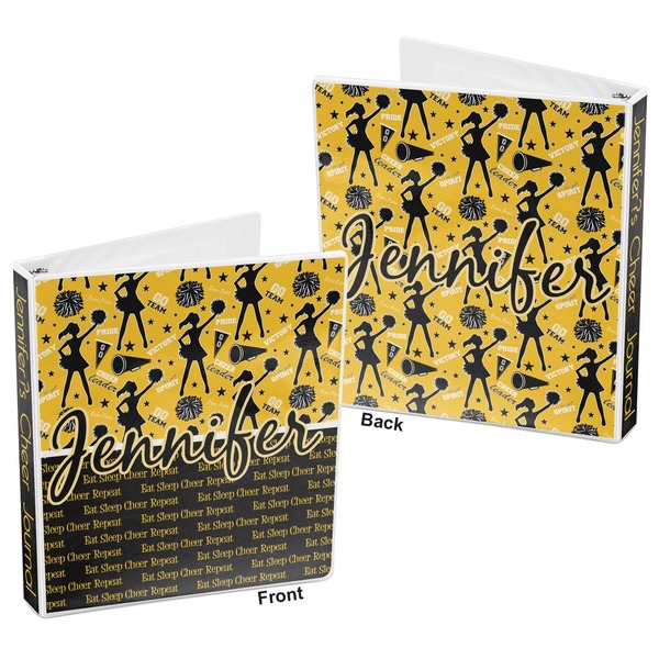 Cheer 3-Ring Binder Front and Back