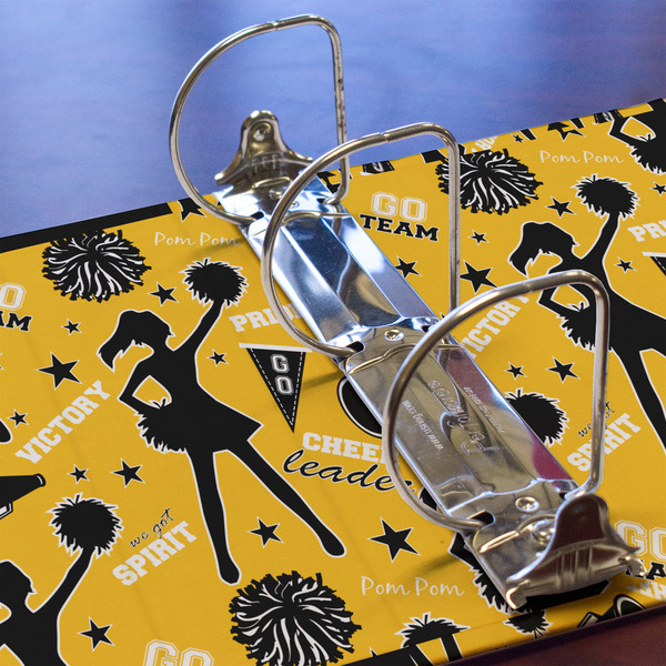 Cheer 3 Ring Binders - Full Wrap - 3" - DETAIL