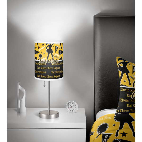 Cheer 7 inch drum lamp shade - in room