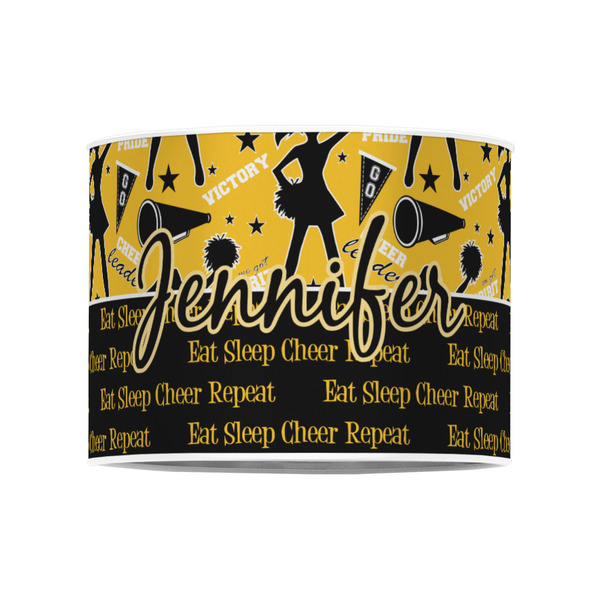 Cheer 8" Drum Lampshade - FRONT (Poly Film)