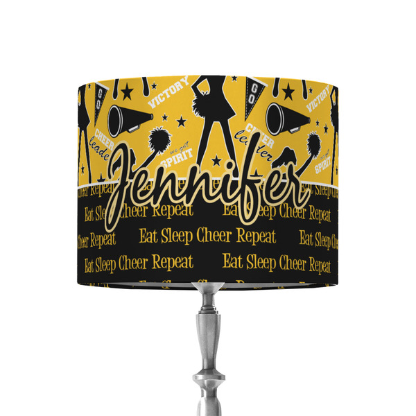 Custom Cheer 8" Drum Lamp Shade - Fabric (Personalized)
