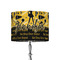 Cheer 8" Drum Lampshade - ON STAND (Fabric)