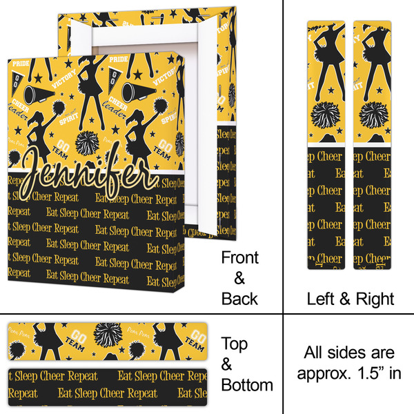 Cheer 8x10 - Canvas Print - Approval