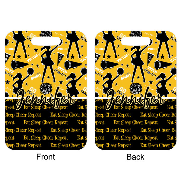 Cheer Aluminum Luggage Tag (Front + Back)
