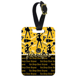 Cheer Metal Luggage Tag w/ Name or Text