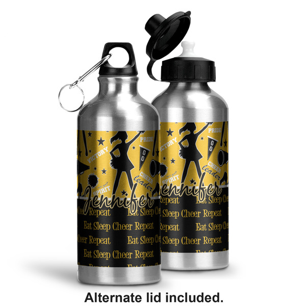 Cheer Aluminum Water Bottle - Alternate lid options