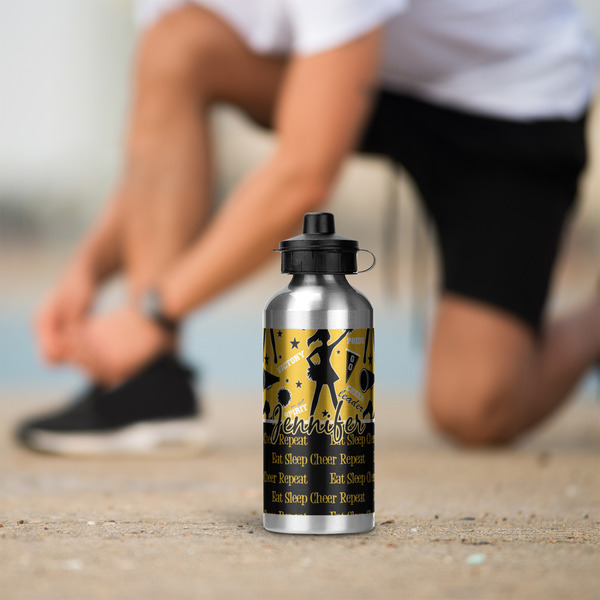 Cheer Aluminum Water Bottle - Silver LIFESTYLE