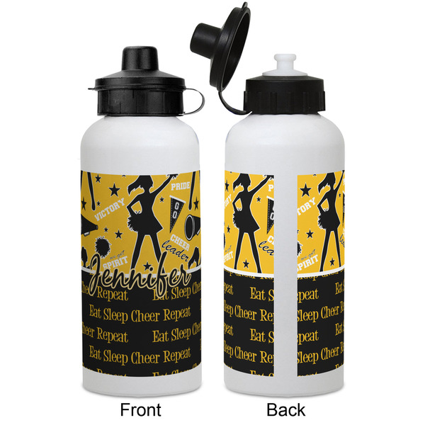Cheer Aluminum Water Bottle - White APPROVAL