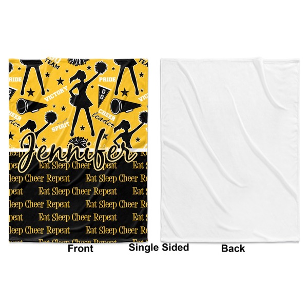Cheer Baby Blanket (Single Sided - Printed Front, White Back)