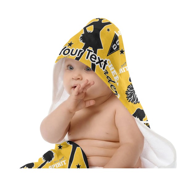 Cheer Baby Hooded Towel on Child