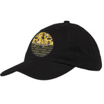 Cheer Baseball Cap - Black (Personalized)