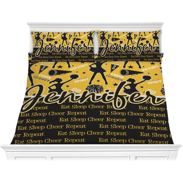 Custom Cheer Comforter Set - King (Personalized)